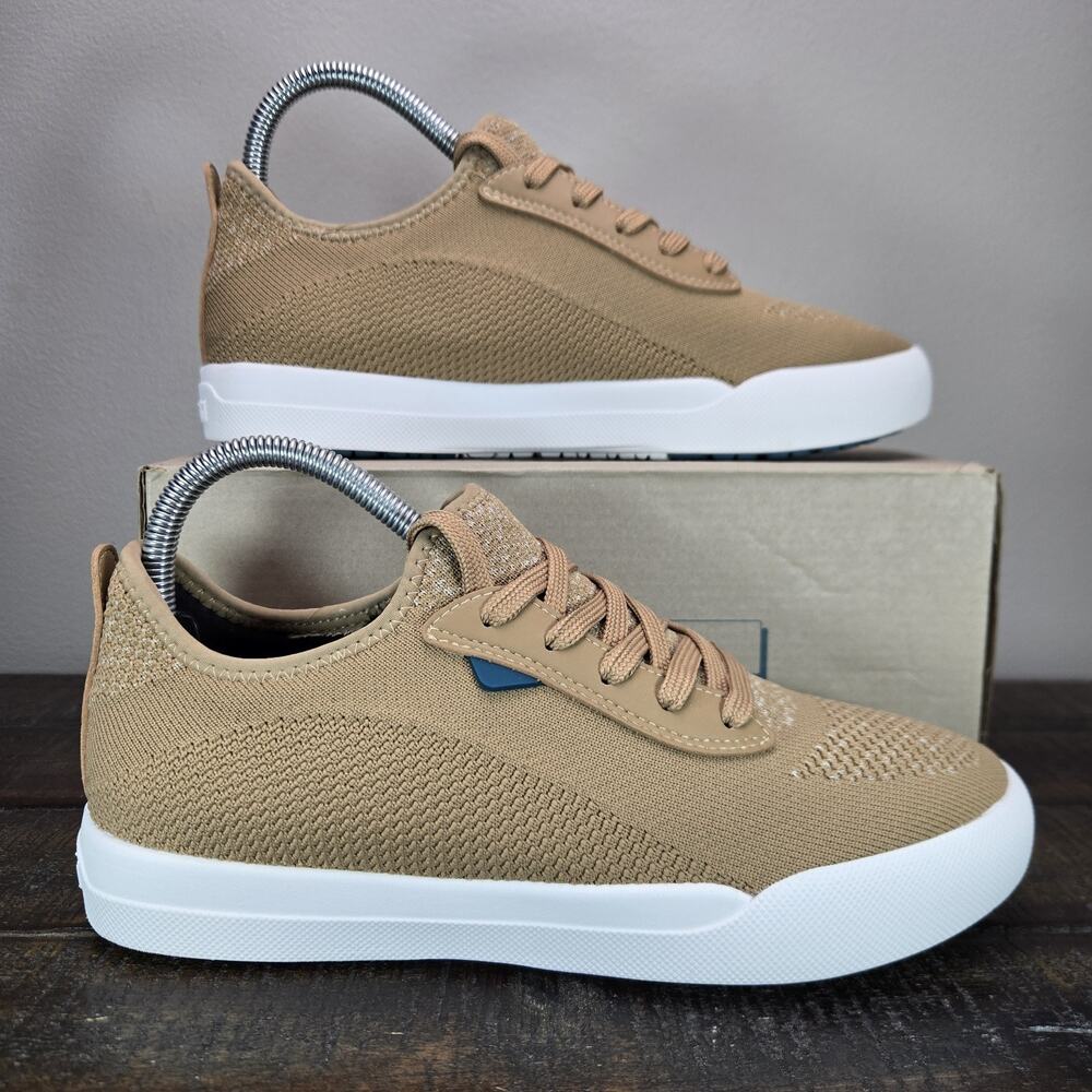 Vessi Weekend 1.5 Sneaker Womens Size 8 Waterproof Shoes Oak Brown White